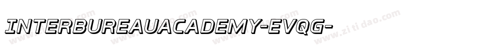 InterBureauAcademy-Evqg字体转换
