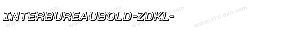 InterBureauBold-ZDKl字体转换 InterBureauBold-ZDKl字体转换