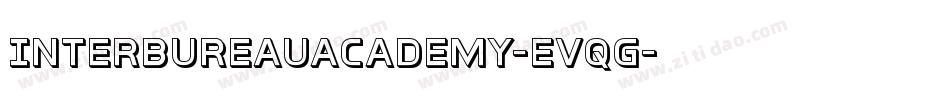 InterBureauAcademy-Evqg字体转换