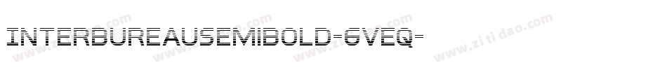 InterBureauSemiBold-6Veq字体转换