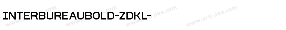 InterBureauBold-ZDKl字体转换 InterBureauBold-ZDKl字体转换