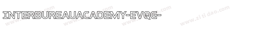 InterBureauAcademy-Evqg字体转换