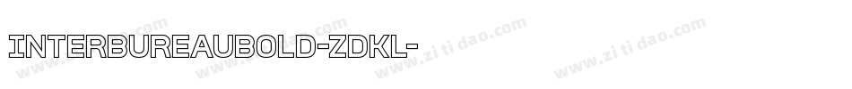 InterBureauBold-ZDKl字体转换 InterBureauBold-ZDKl字体转换