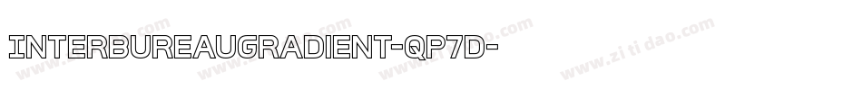 InterBureauGradient-qP7d字体转换