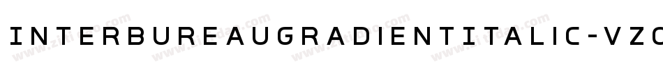 InterBureauGradientItalic-VZOx字体转换
