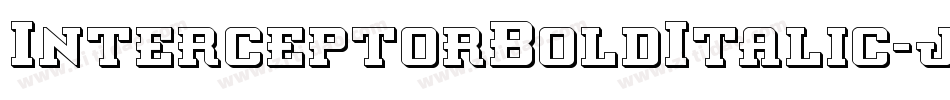 InterceptorBoldItalic-jKX0字体转换 InterceptorBoldItalic-jKX0字体转换