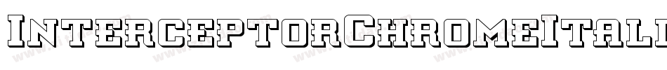 InterceptorChromeItalic-5qpV字体转换