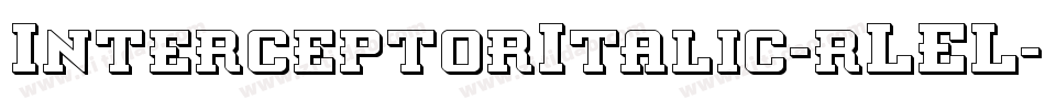 InterceptorItalic-rLEL字体转换