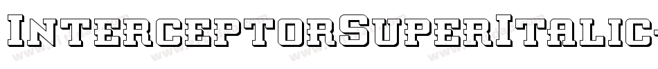 InterceptorSuperItalic-lv3Z字体转换