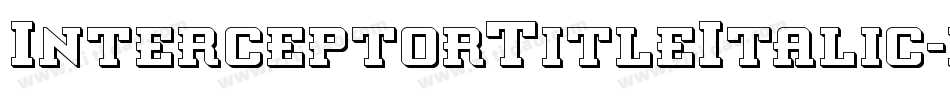 InterceptorTitleItalic-1xBj字体转换
