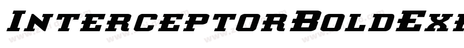 InterceptorBoldExpandedItal-G9Pg字体转换 InterceptorBoldExpandedItal-G9Pg字体转换