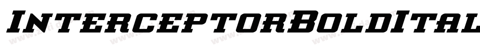 InterceptorBoldItalic-jKX0字体转换 InterceptorBoldItalic-jKX0字体转换