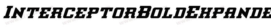 InterceptorBoldExpandedItal-G9Pg字体转换 InterceptorBoldExpandedItal-G9Pg字体转换