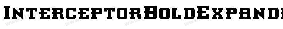 InterceptorBoldExpandedItal-G9Pg字体转换 InterceptorBoldExpandedItal-G9Pg字体转换
