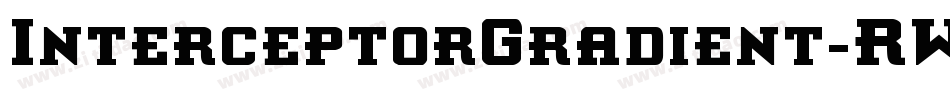 InterceptorGradient-RWO6字体转换