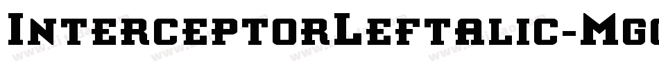 InterceptorLeftalic-Mg0n字体转换