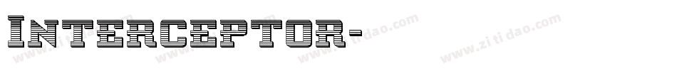Interceptor字体转换