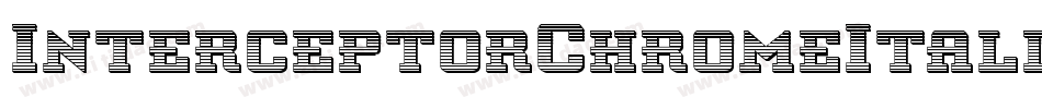 InterceptorChromeItalic-5qpV字体转换
