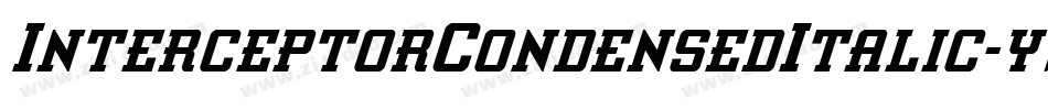 InterceptorCondensedItalic-yWle字体转换