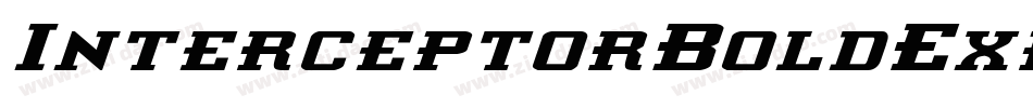 InterceptorBoldExpandedItal-G9Pg字体转换 InterceptorBoldExpandedItal-G9Pg字体转换