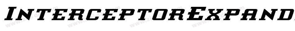 InterceptorExpandedItalic-1xOB字体转换 InterceptorExpandedItalic-1xOB字体转换
