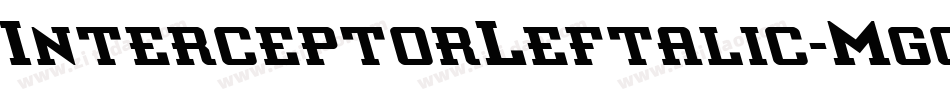 InterceptorLeftalic-Mg0n字体转换