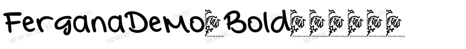 FerganaDemo-Bold字体转换