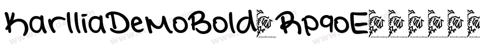 KarlliaDemoBold-Rp9oE字体转换