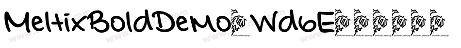 MeltixBoldDemo-Wd6E字体转换