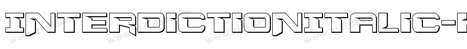 InterdictionItalic-KXYp字体转换
