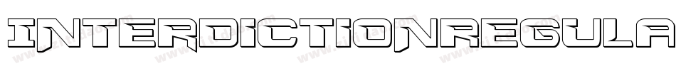 InterdictionRegular-130Z字体转换
