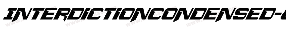 InterdictionCondensed-8J3z字体转换