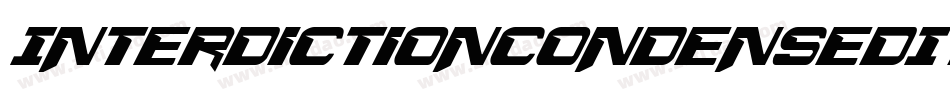 InterdictionCondensedItalic-YDov字体转换