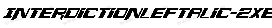InterdictionLeftalic-2xeK字体转换 InterdictionLeftalic-2xeK字体转换