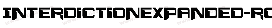 InterdictionExpanded-roRA字体转换