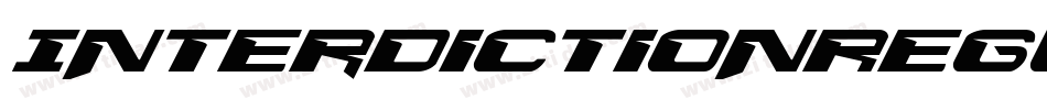 InterdictionRegular-130Z字体转换