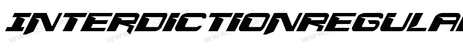 InterdictionRegular-130Z字体转换