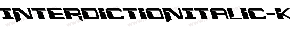 InterdictionItalic-KXYp字体转换