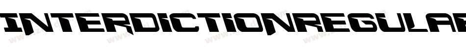 InterdictionRegular-130Z字体转换