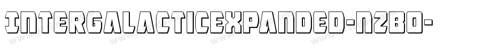 IntergalacticExpanded-nzB0字体转换 IntergalacticExpanded-nzB0字体转换