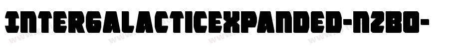 IntergalacticExpanded-nzB0字体转换 IntergalacticExpanded-nzB0字体转换