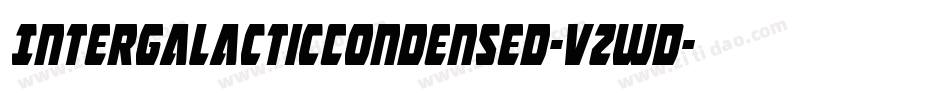 IntergalacticCondensed-vzwD字体转换