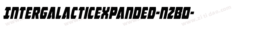 IntergalacticExpanded-nzB0字体转换 IntergalacticExpanded-nzB0字体转换