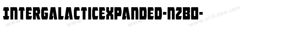 IntergalacticExpanded-nzB0字体转换 IntergalacticExpanded-nzB0字体转换