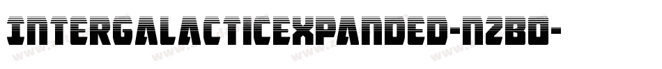 IntergalacticExpanded-nzB0字体转换 IntergalacticExpanded-nzB0字体转换