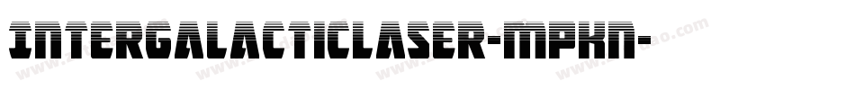 IntergalacticLaser-MPKn字体转换