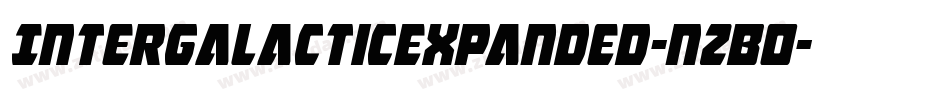 IntergalacticExpanded-nzB0字体转换 IntergalacticExpanded-nzB0字体转换