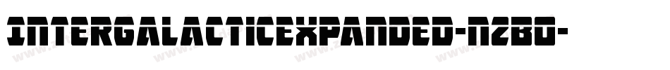 IntergalacticExpanded-nzB0字体转换 IntergalacticExpanded-nzB0字体转换