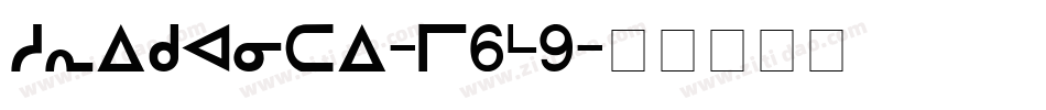 SriKandi-m6X9字体转换