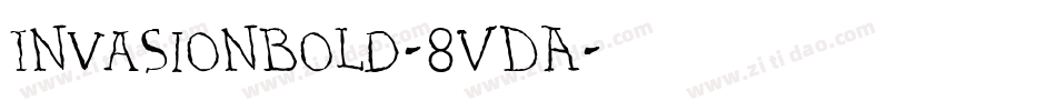 InvasionBold-8VDA字体转换